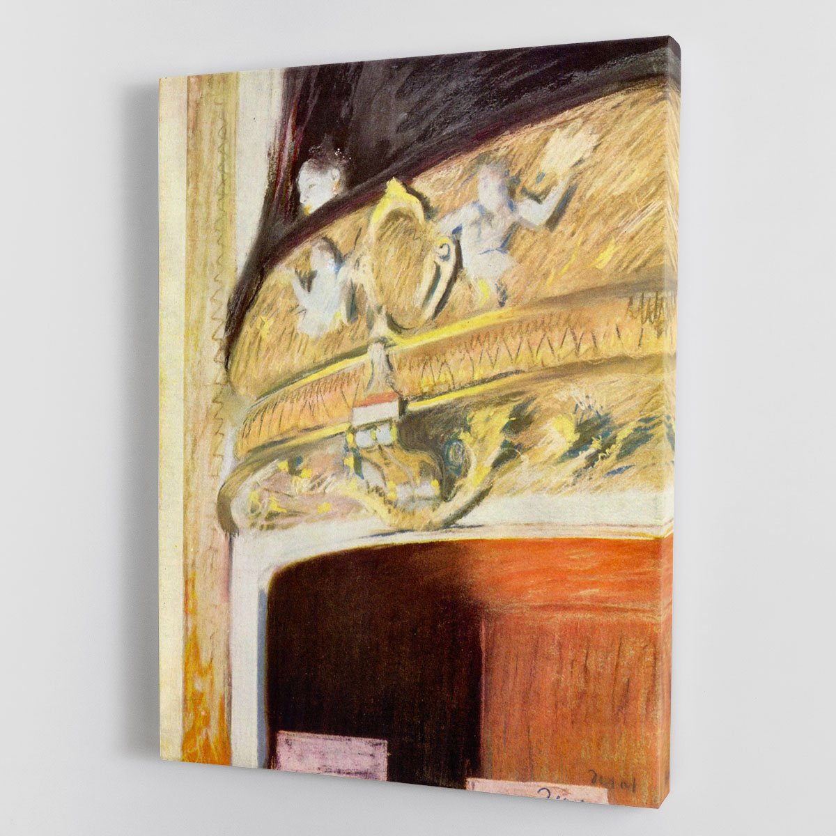 Theater Loge by Degas Canvas Print or Poster