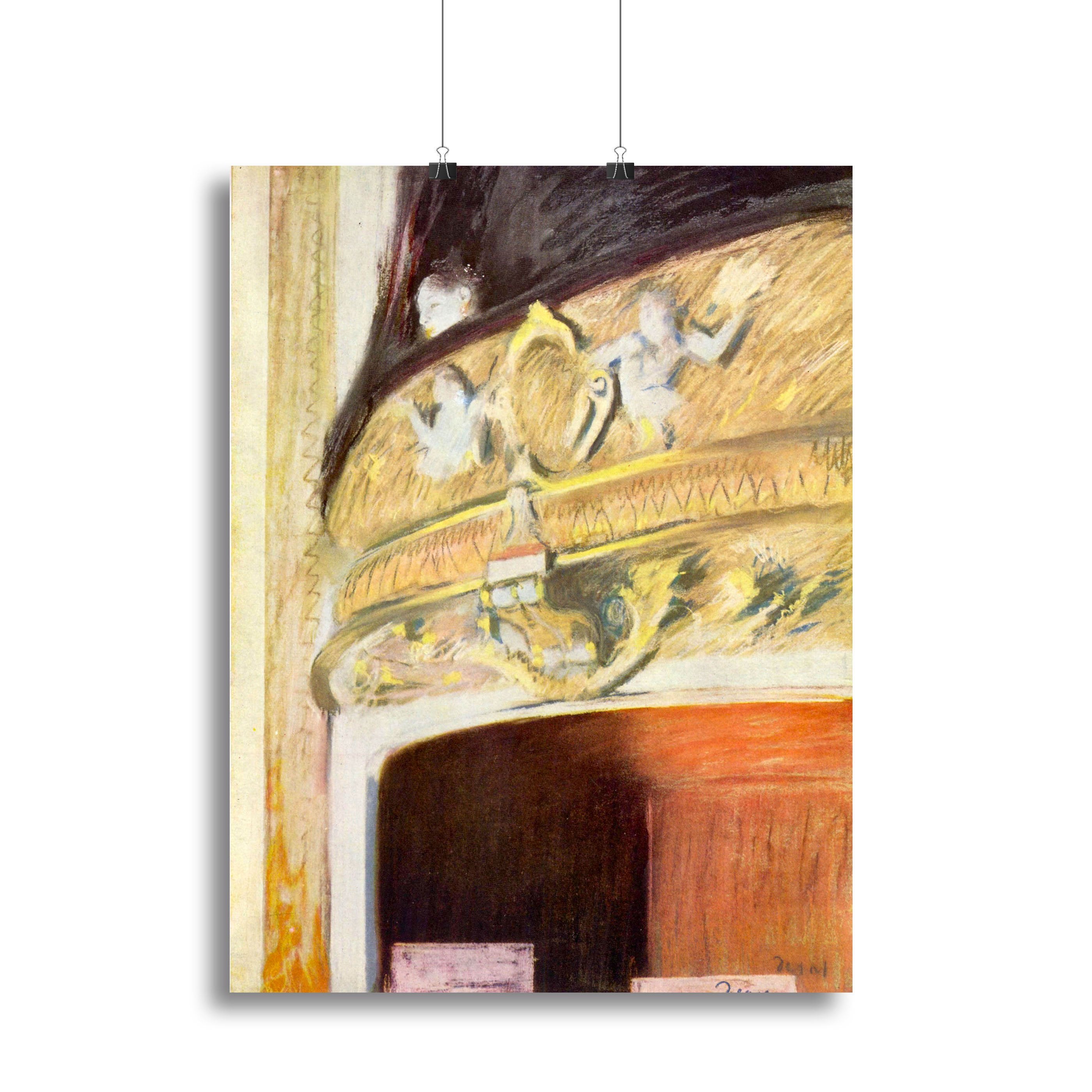 Theater Loge by Degas Canvas Print or Poster