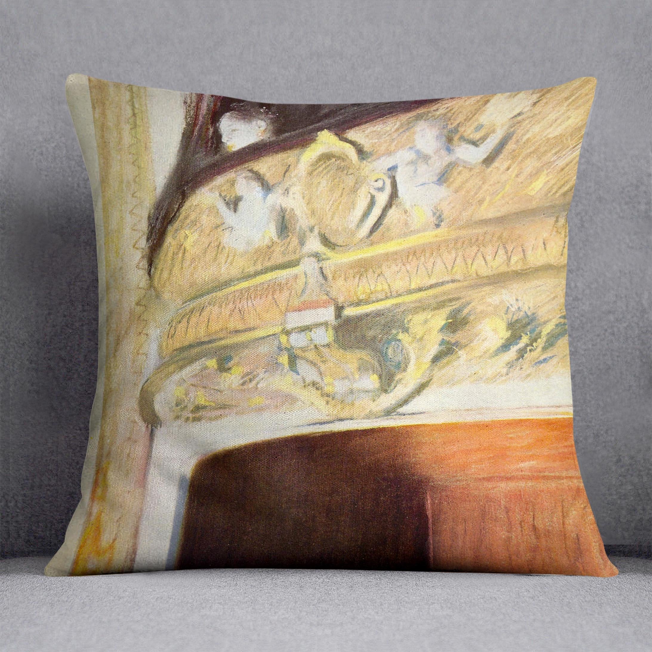 Theater Loge by Degas Cushion