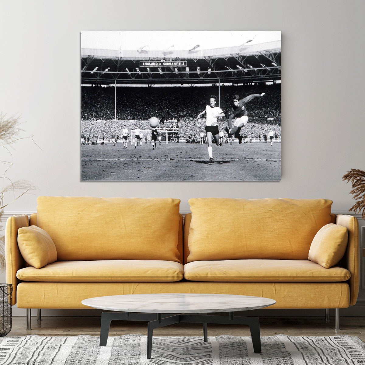 They think its all over Geoff Hurst Goal Canvas Print or Poster