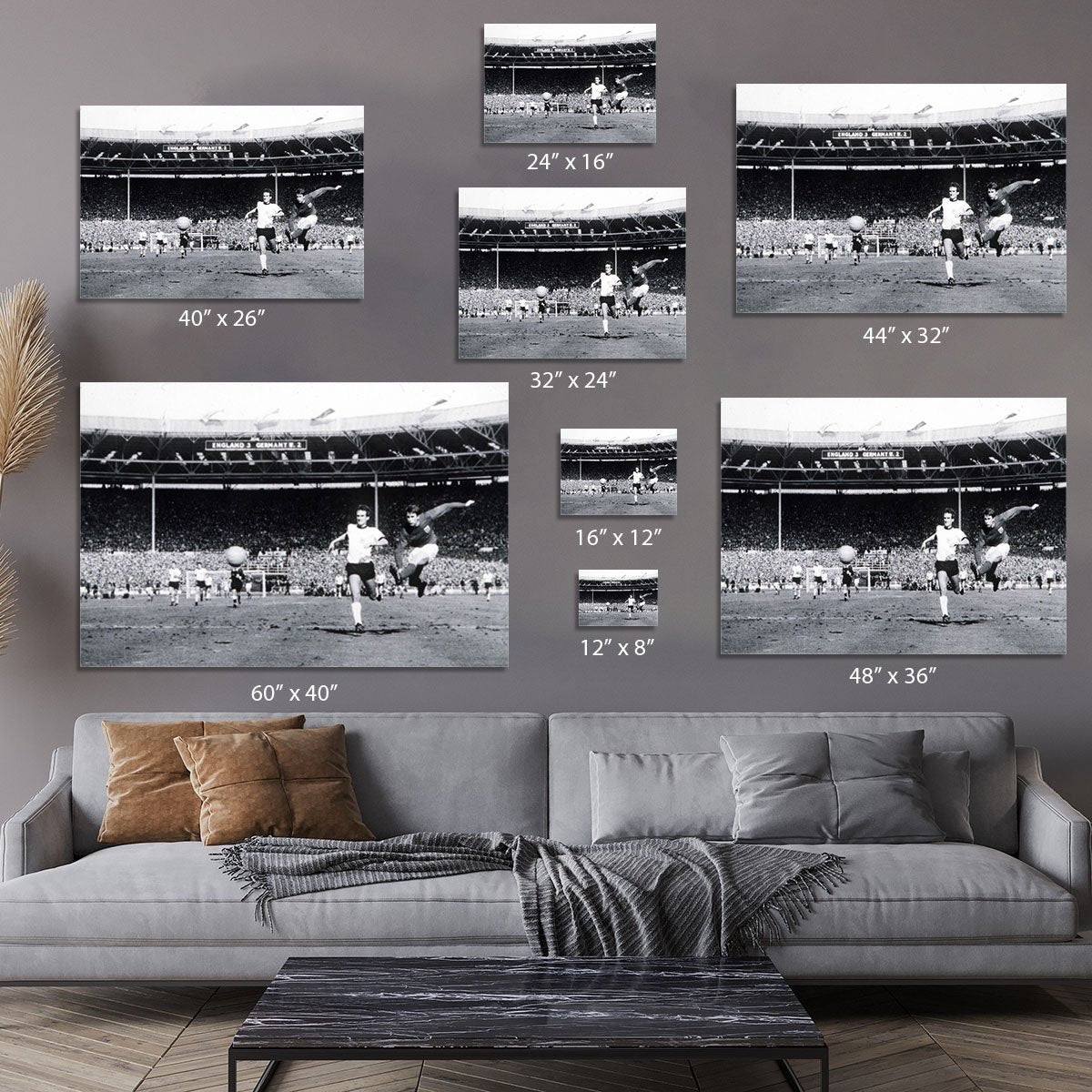 They think its all over Geoff Hurst Goal Canvas Print or Poster