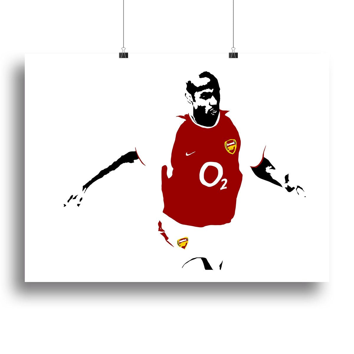 Thierry Henry Pop Art Canvas Print or Poster