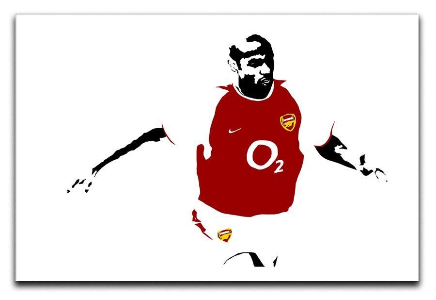 Thierry Henry Pop Art Canvas Print or Poster  - Canvas Art Rocks - 1