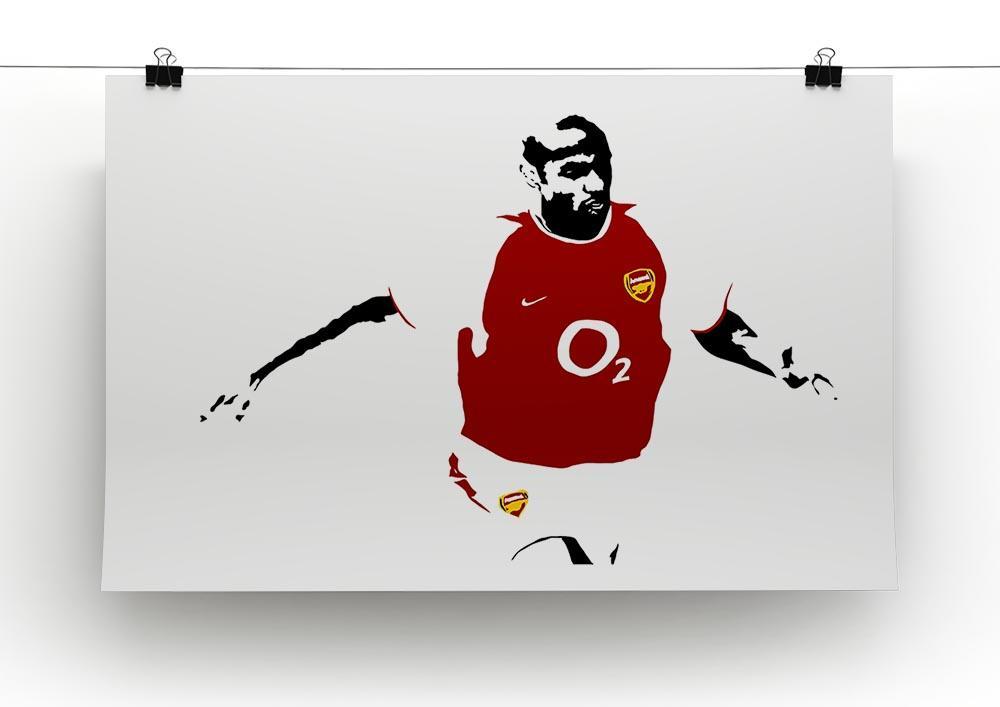 Thierry Henry Pop Art Canvas Print or Poster - Canvas Art Rocks - 2