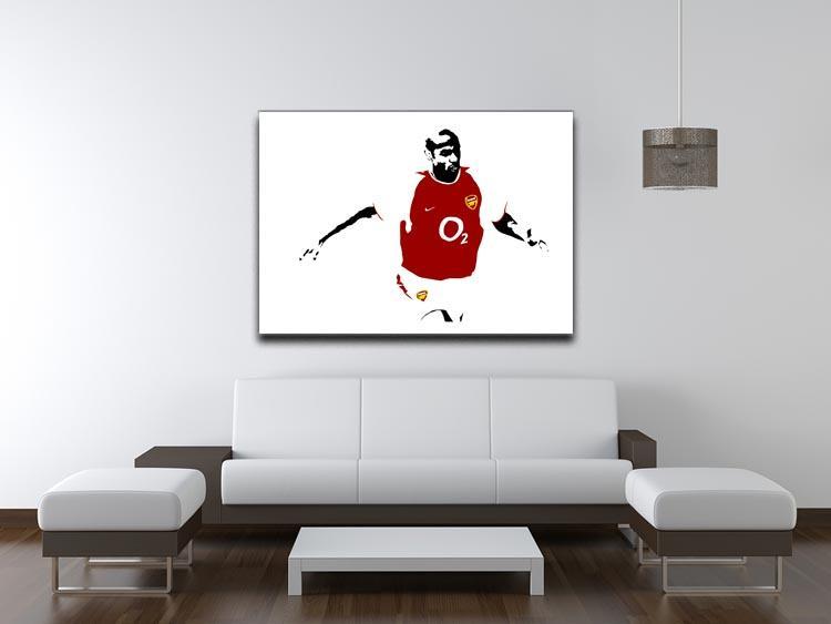 Thierry Henry Pop Art Canvas Print or Poster - Canvas Art Rocks - 4