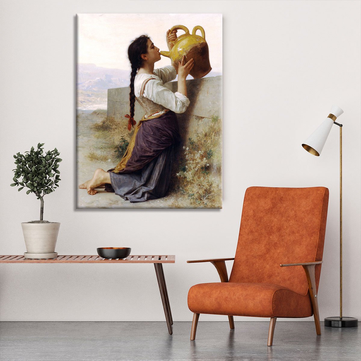 Thirst By Bouguereau Canvas Print or Poster