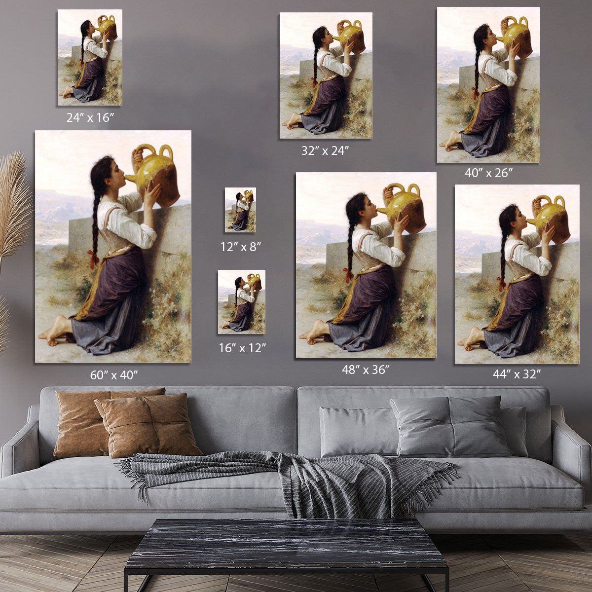 Thirst By Bouguereau Canvas Print or Poster