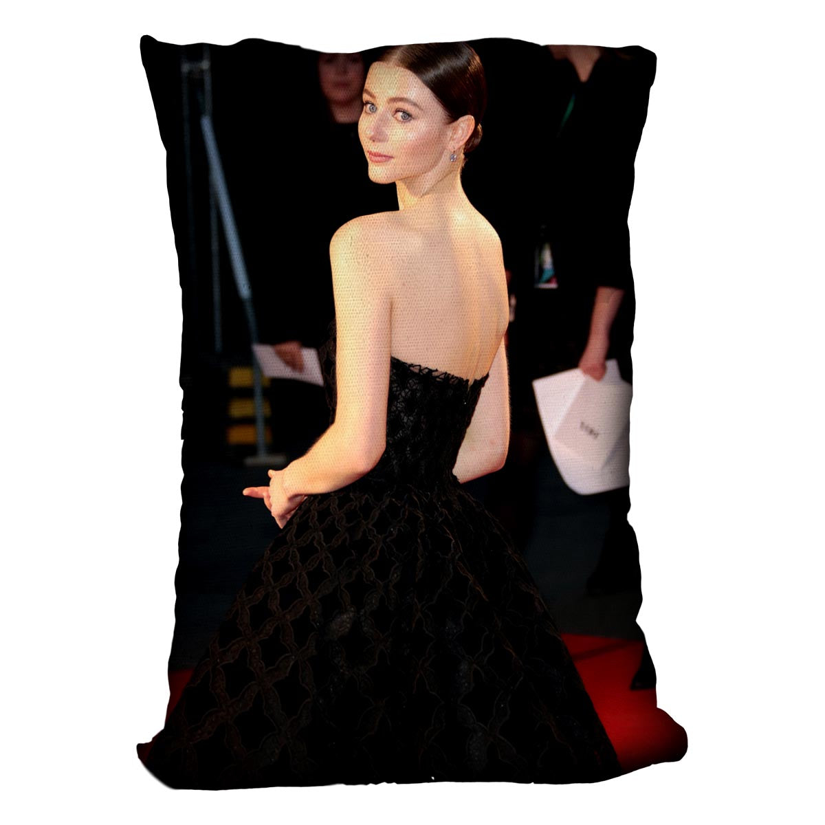 Thomasin McKenzie Cushion - Canvas Art Rocks - 4