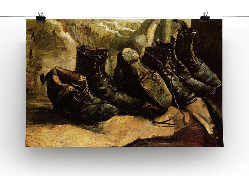Three Pairs of Shoes by Van Gogh Canvas Print & Poster - Canvas Art Rocks - 2