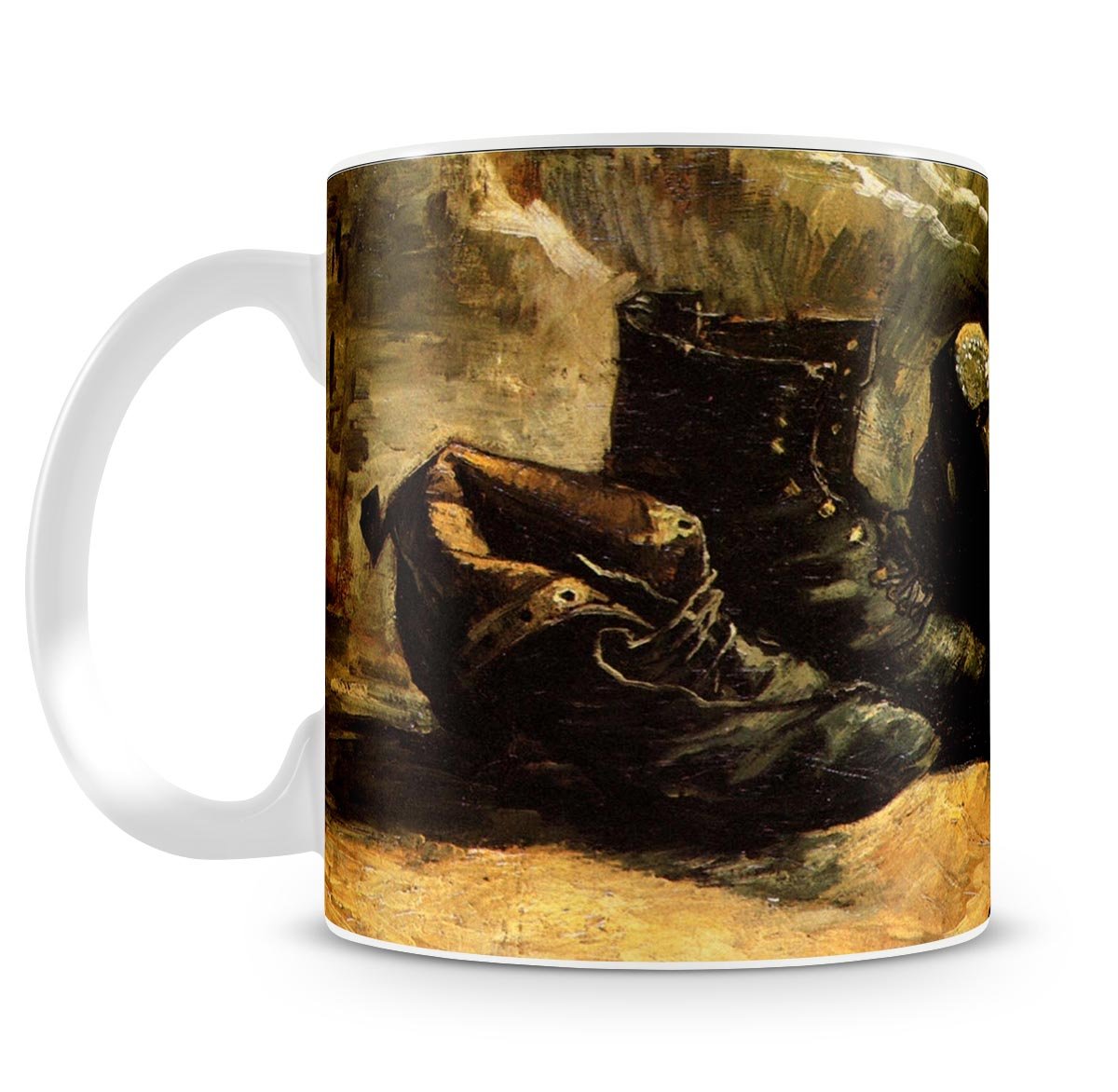 Three Pairs of Shoes by Van Gogh Mug - Canvas Art Rocks - 4