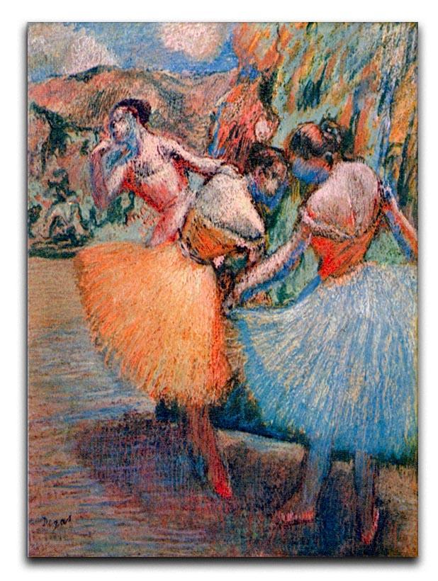 Three dancers 1 by Degas Canvas Print or Poster - Canvas Art Rocks - 1