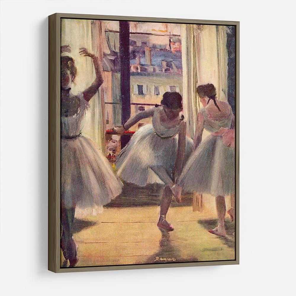 Three dancers in a practice room by Degas HD Metal Print - Canvas Art Rocks - 10