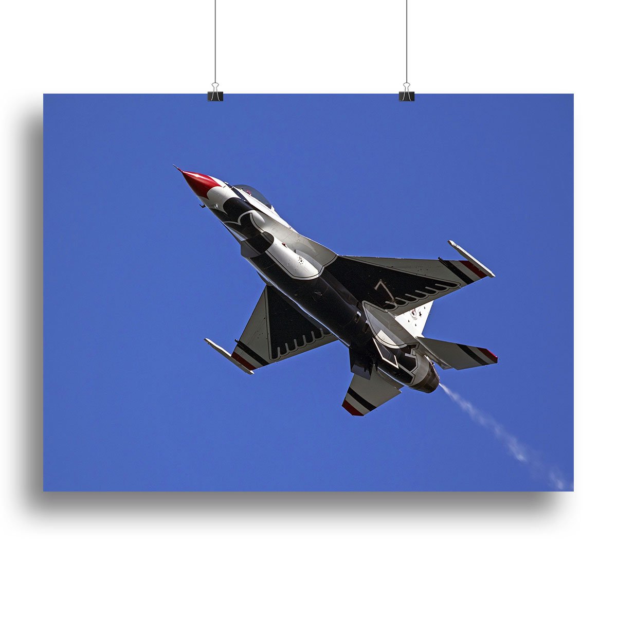 Thunderbirds F-16 fighter Canvas Print or Poster