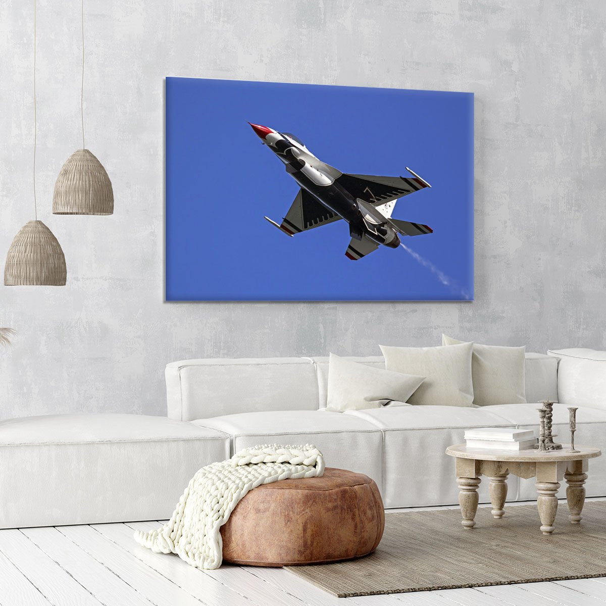 Thunderbirds F-16 fighter Canvas Print or Poster