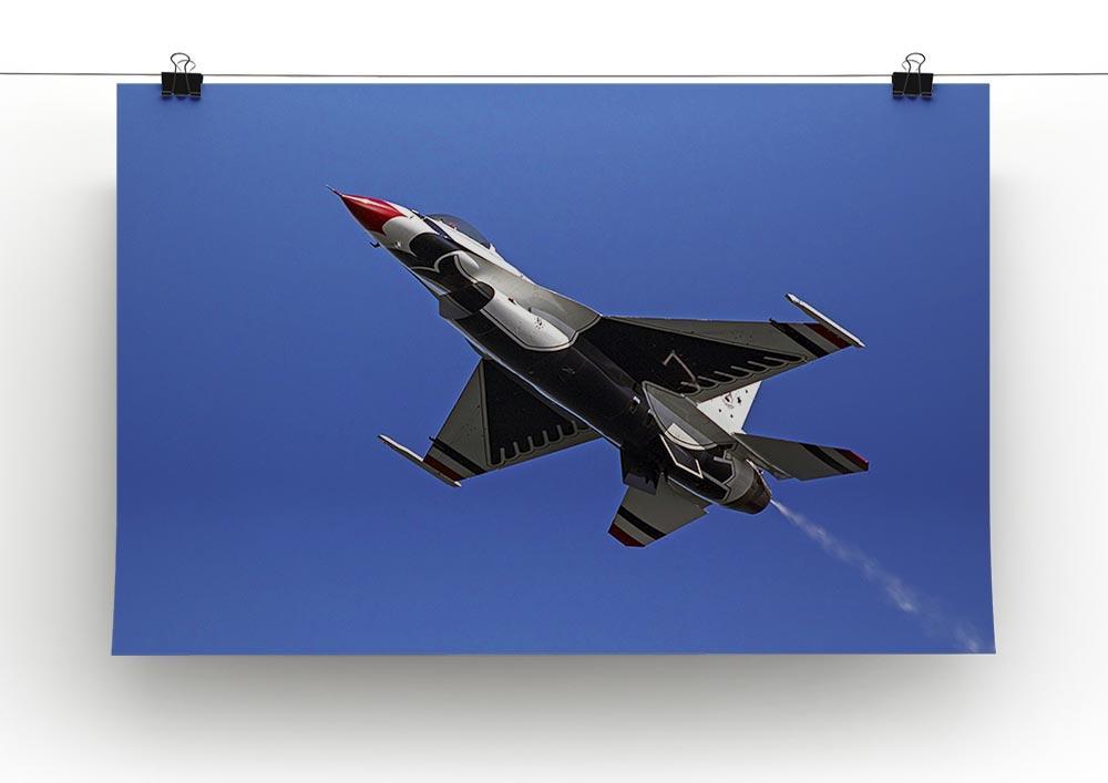 Thunderbirds F-16 fighter Canvas Print or Poster - Canvas Art Rocks - 2