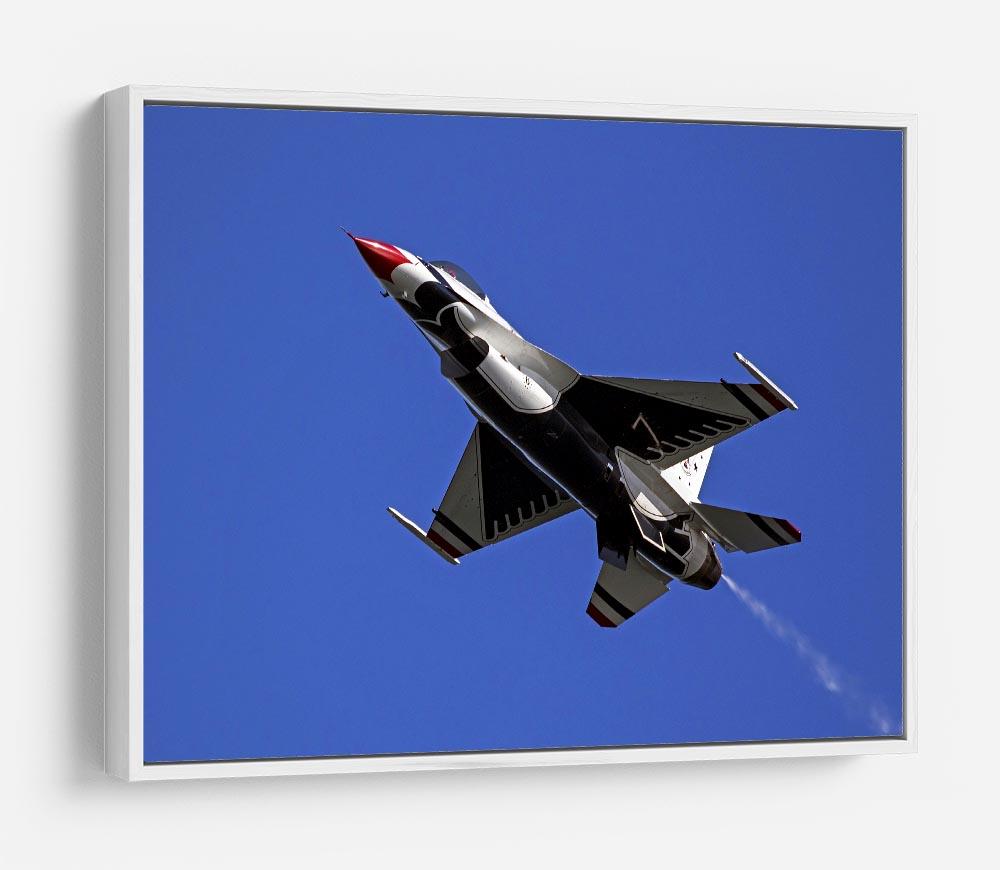 Thunderbirds F-16 fighter HD Metal Print