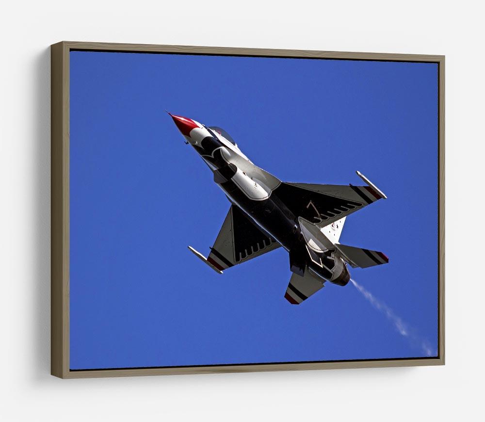 Thunderbirds F-16 fighter HD Metal Print