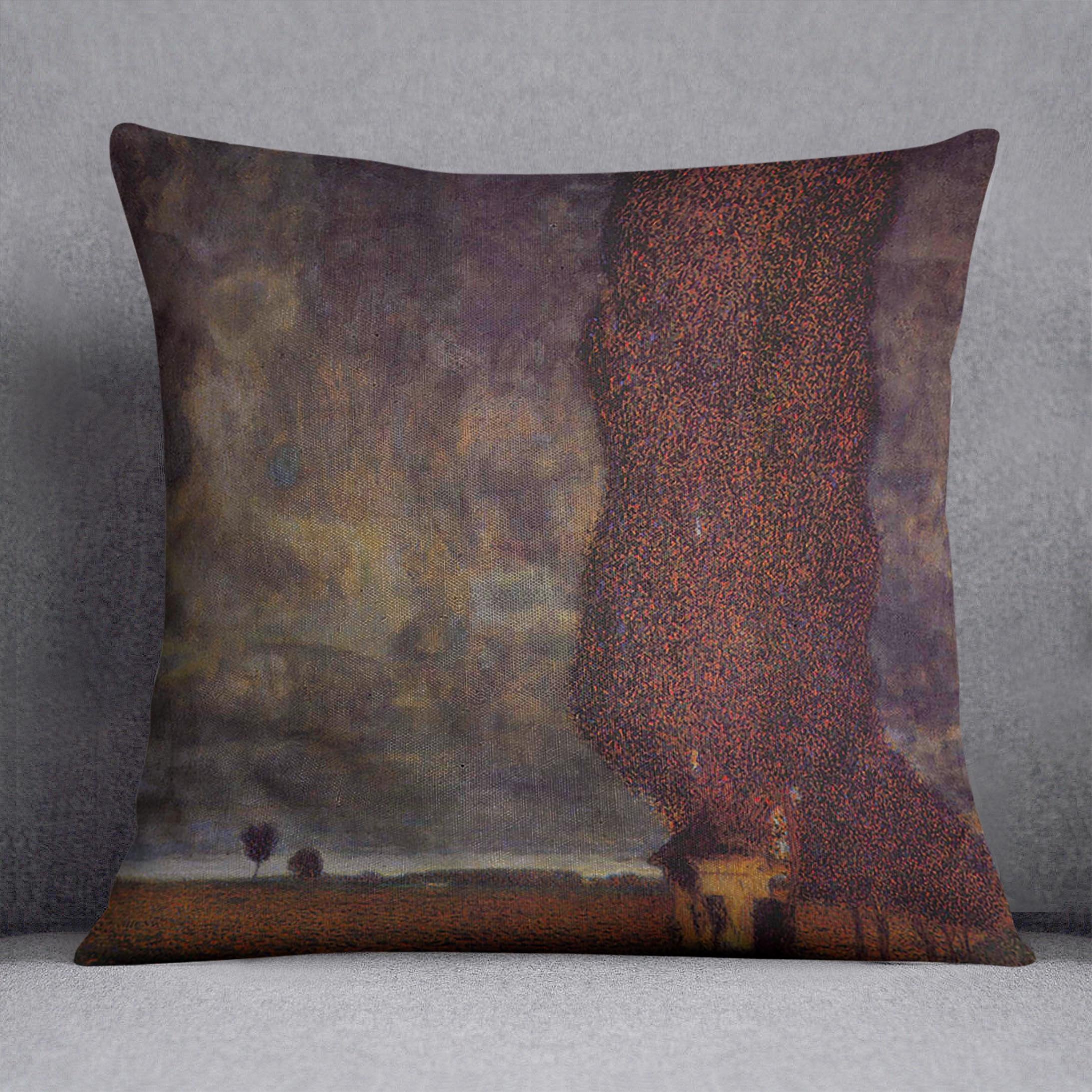 Thunderstorm by Klimt Throw Pillow