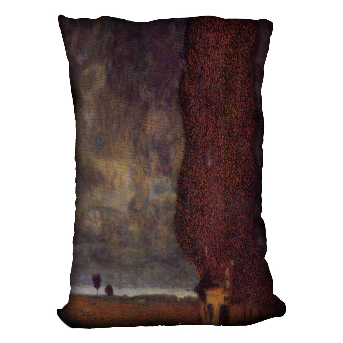Thunderstorm by Klimt Throw Pillow
