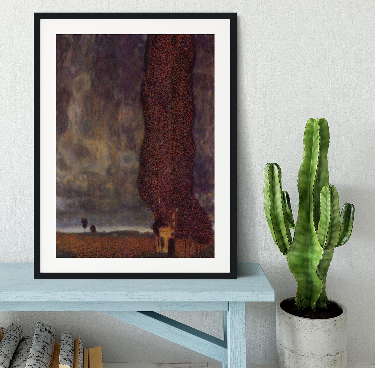 Thunderstorm by Klimt Framed Print - Canvas Art Rocks - 1