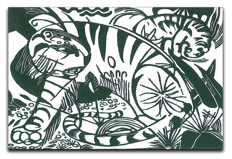 Tiger by Franz Marc Canvas Print or Poster  - Canvas Art Rocks - 1