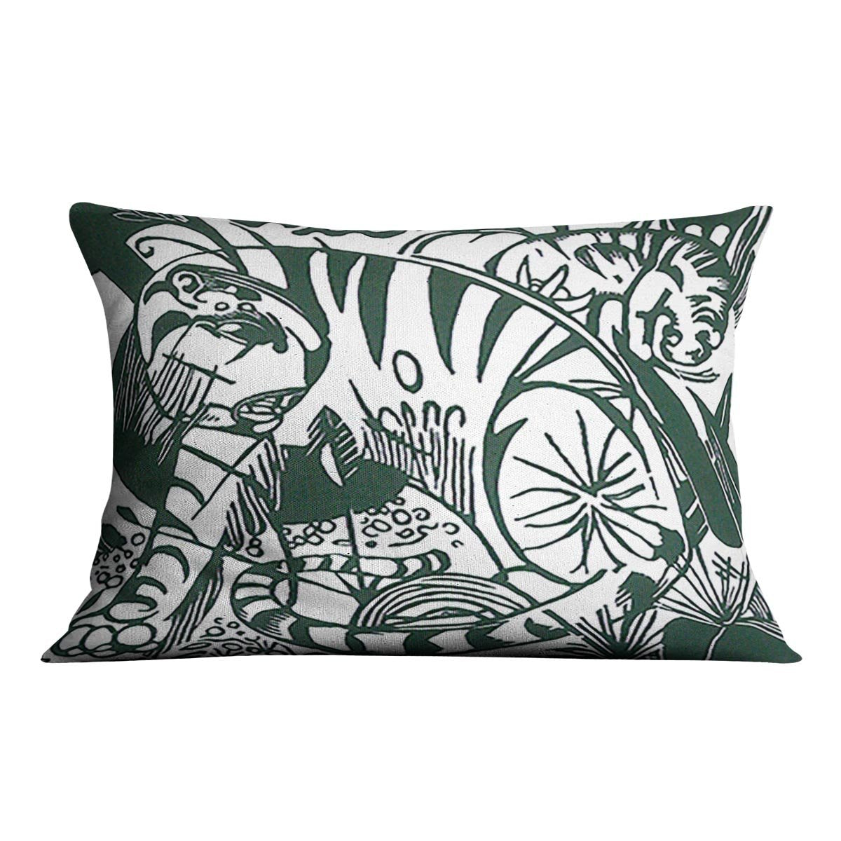 Tiger by Franz Marc Throw Pillow