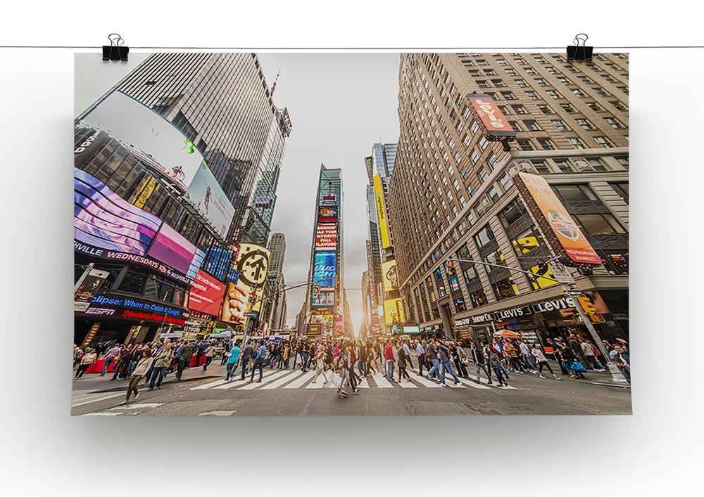 Times Square at sunset Canvas Print or Poster - Canvas Art Rocks - 2