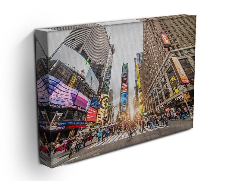 Times Square at sunset Canvas Print or Poster - Canvas Art Rocks - 3