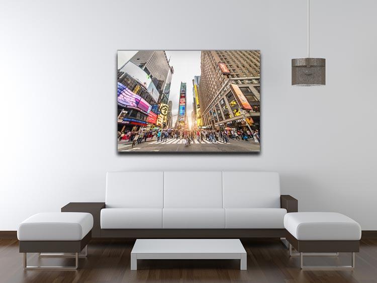 Times Square at sunset Canvas Print or Poster - Canvas Art Rocks - 4