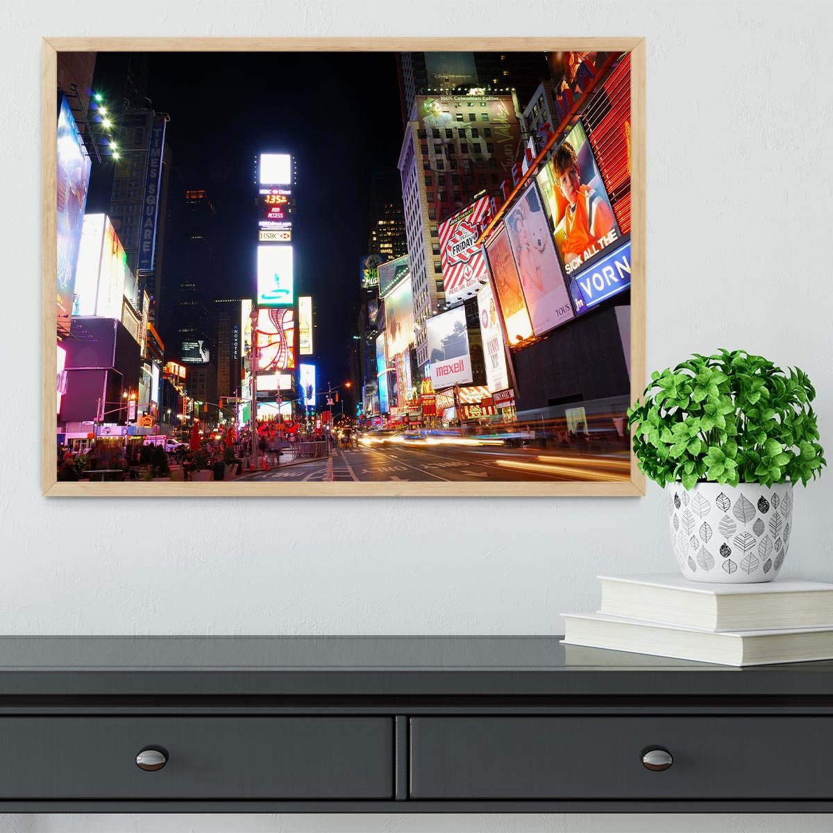 Times Square featured with Broadway Theaters Framed Print - Canvas Art Rocks - 4