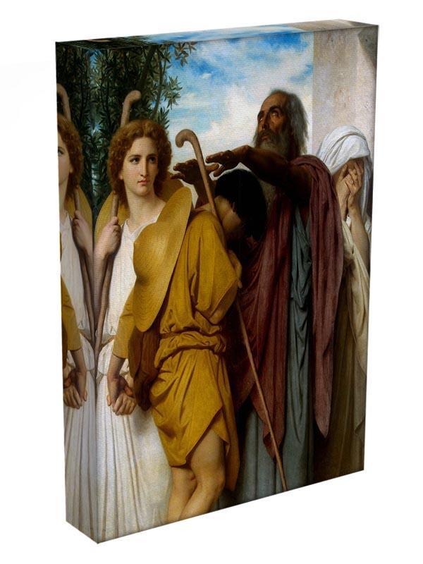 Tobias Saying Good-Bye to his Father By Bouguereau Canvas Print or Poster - Canvas Art Rocks - 3