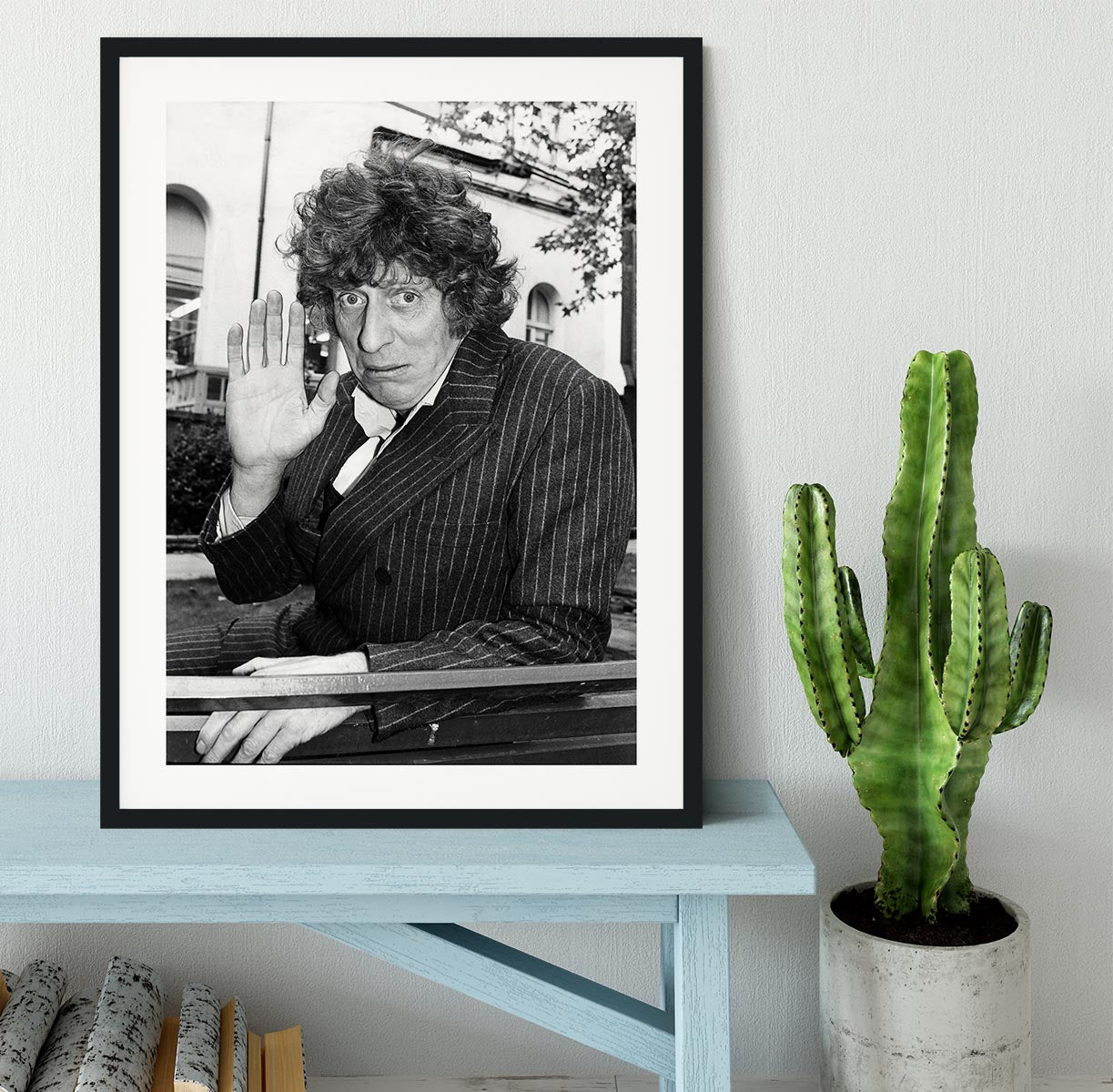 Tom Baker Framed Print - Canvas Art Rocks - 1