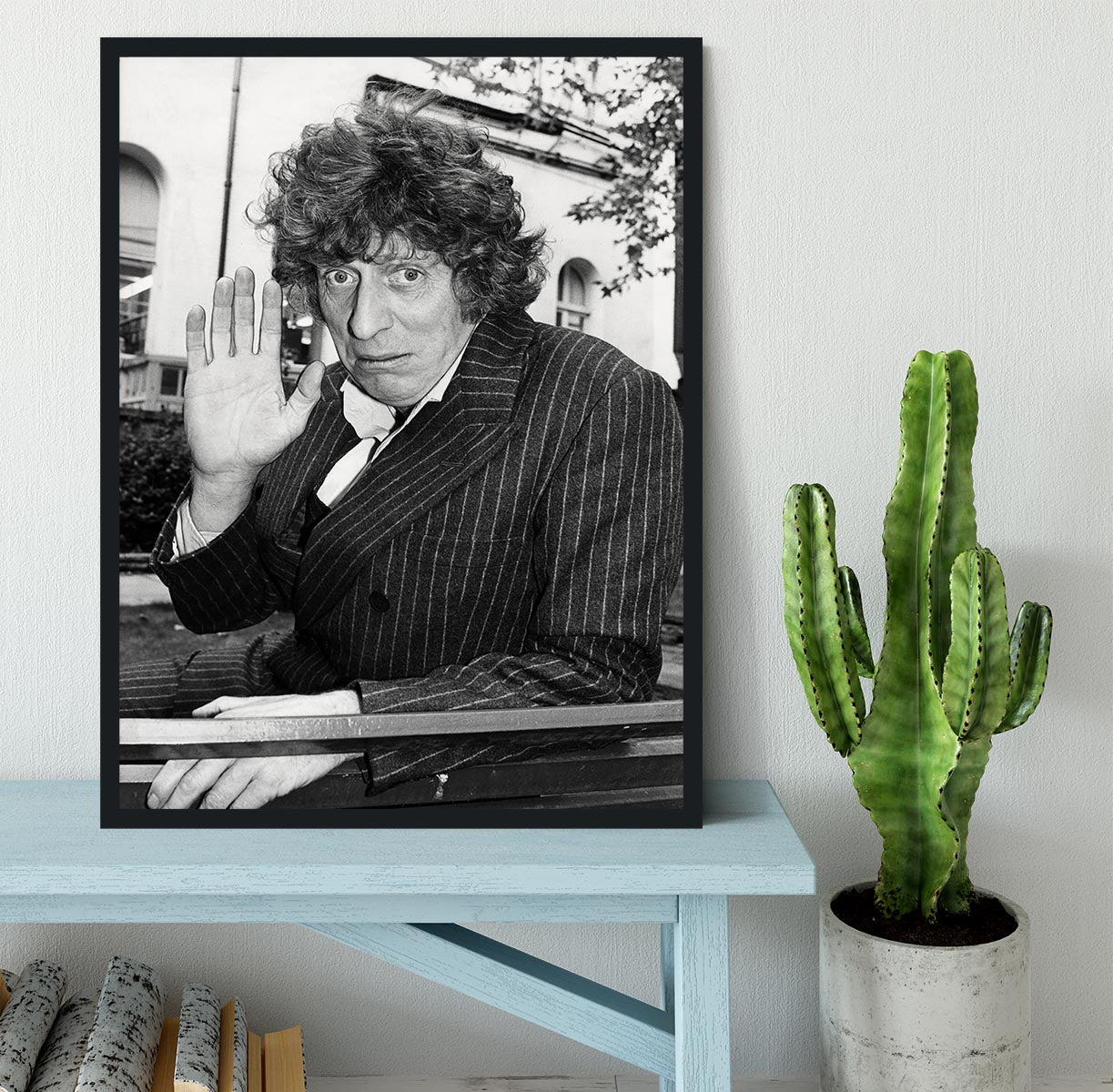 Tom Baker Framed Print - Canvas Art Rocks - 2