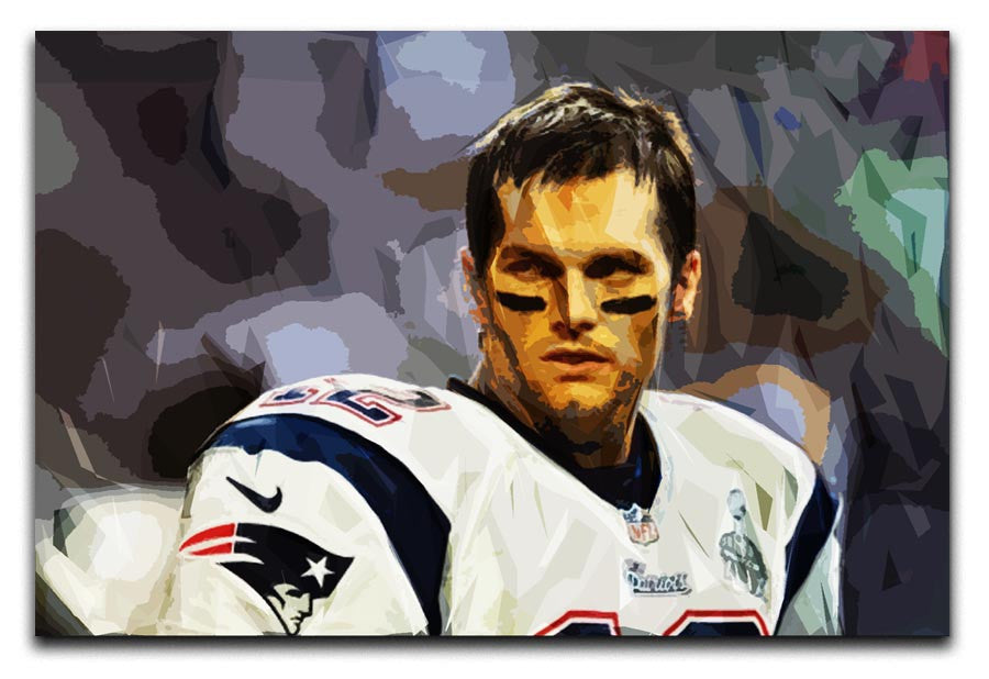 Tom Brady New England Patriots Canvas Print - Canvas Art Rocks - 1