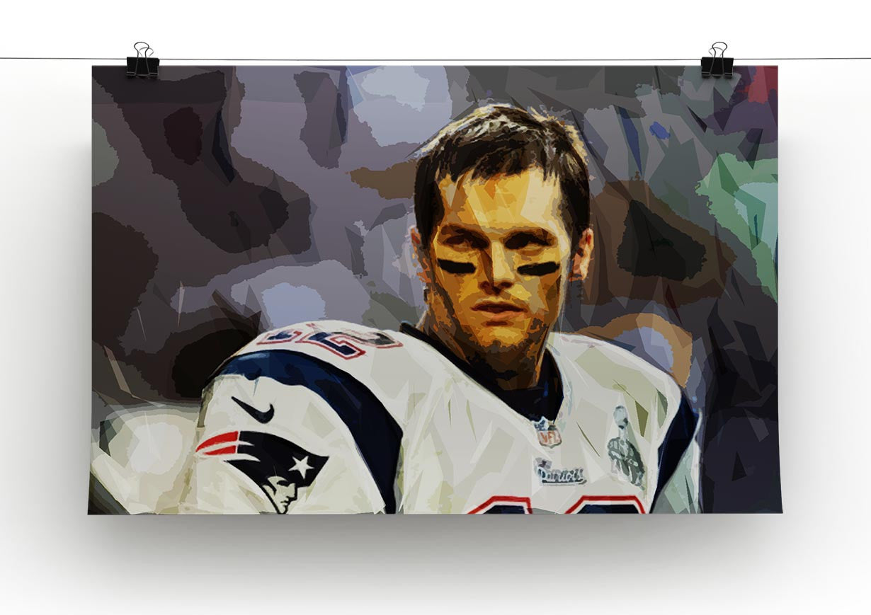 Tom Brady New England Patriots Canvas Print - Canvas Art Rocks - 2