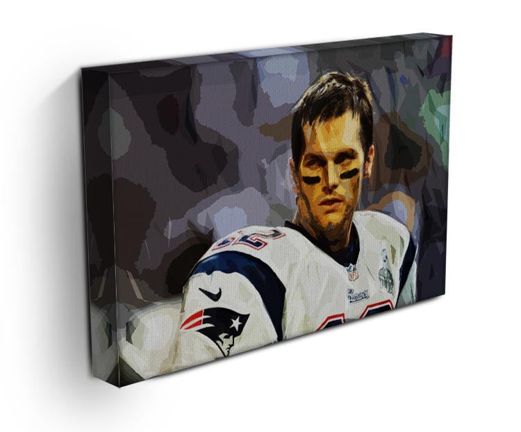 Tom Brady New England Patriots Canvas Print - Canvas Art Rocks - 3