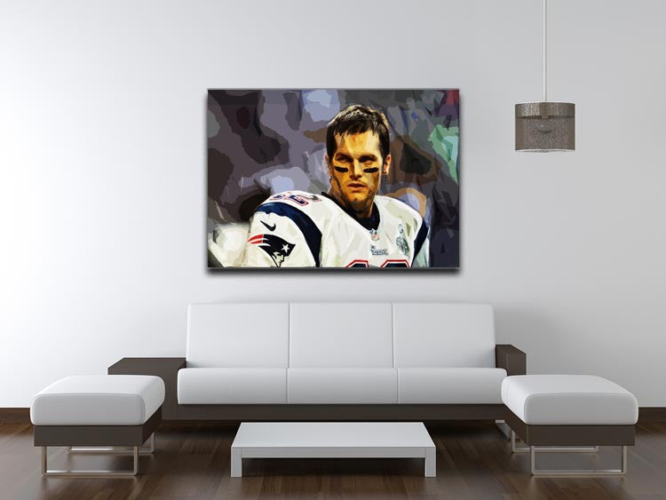 Tom Brady New England Patriots Canvas Print - Canvas Art Rocks - 4