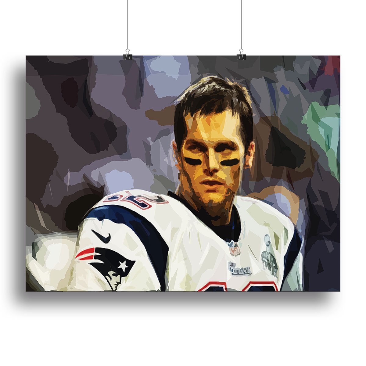 Tom Brady New England Patriots Canvas Print or Poster