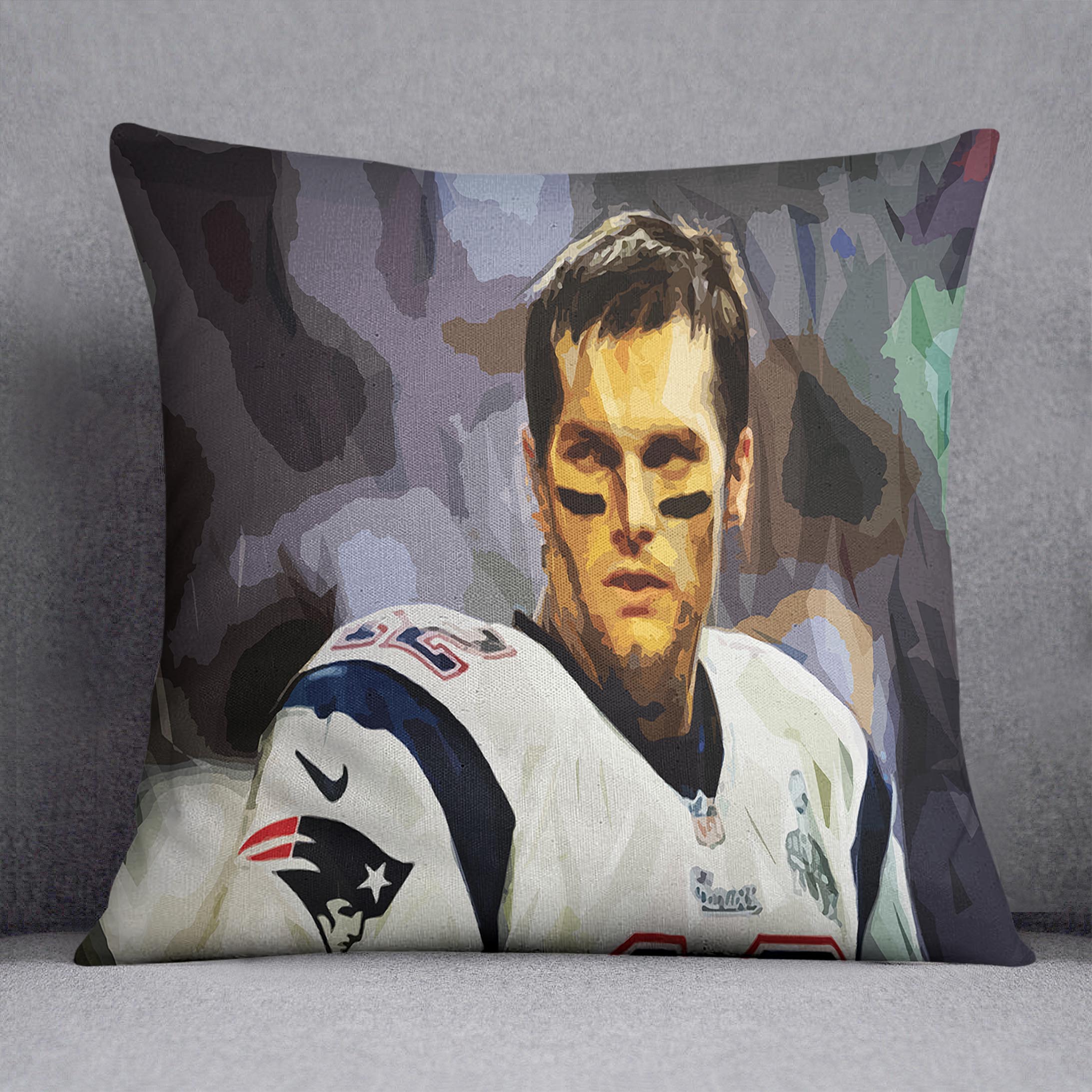 Tom Brady New England Patriots Cushion