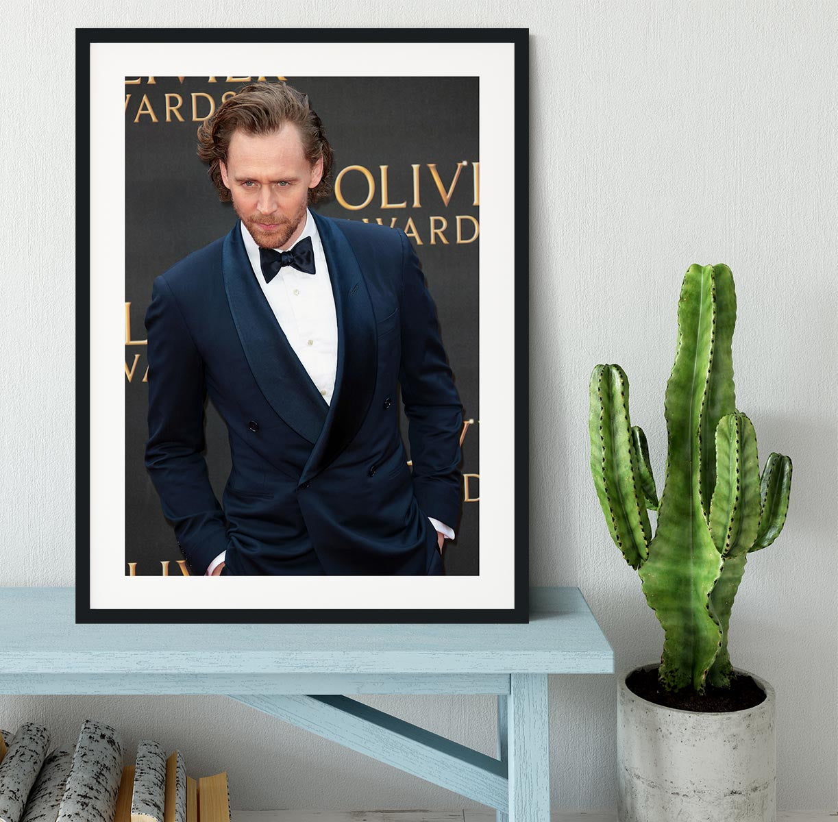 Tom Hiddlestone Framed Print - Canvas Art Rocks - 1