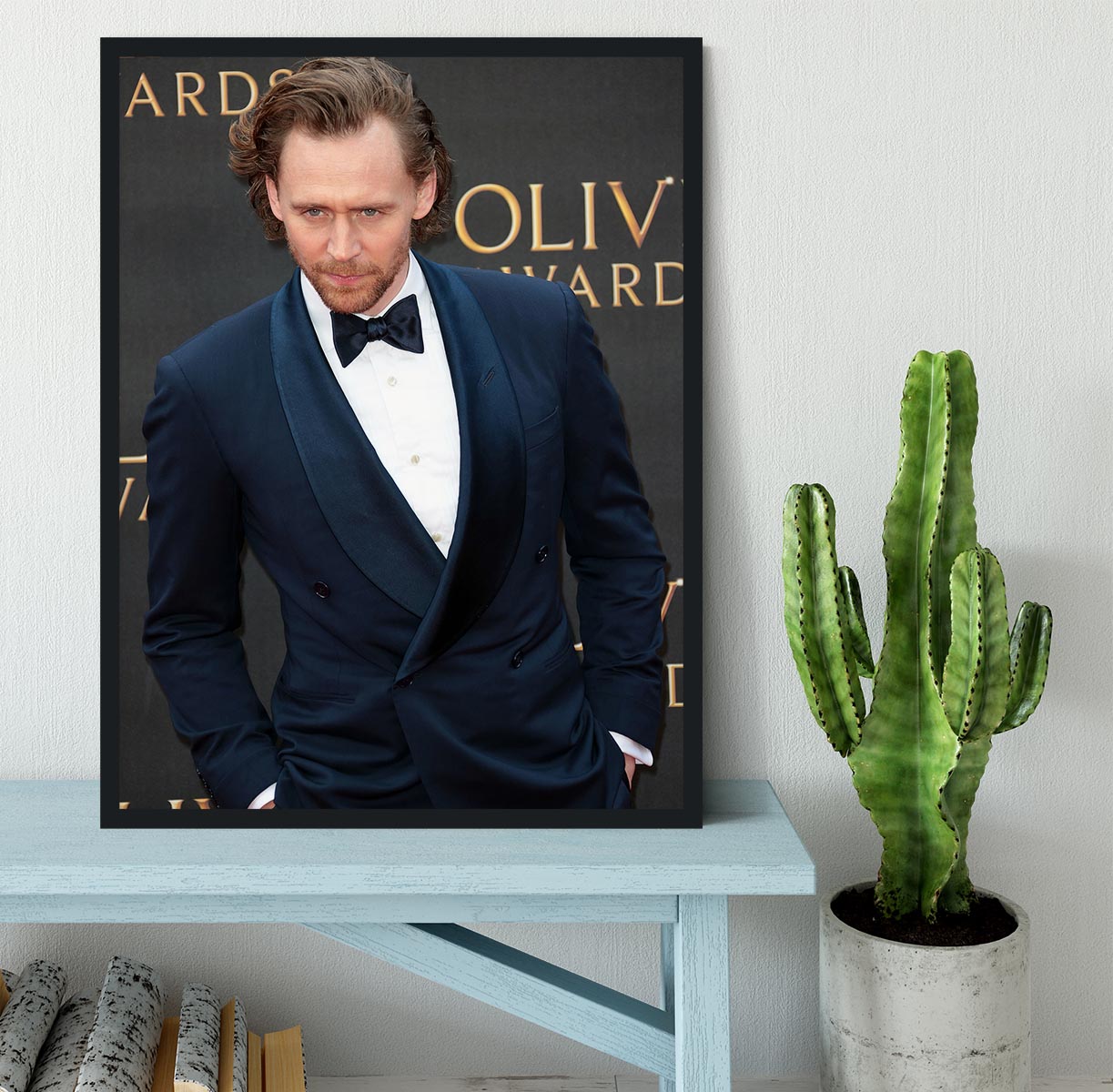 Tom Hiddlestone Framed Print - Canvas Art Rocks - 2