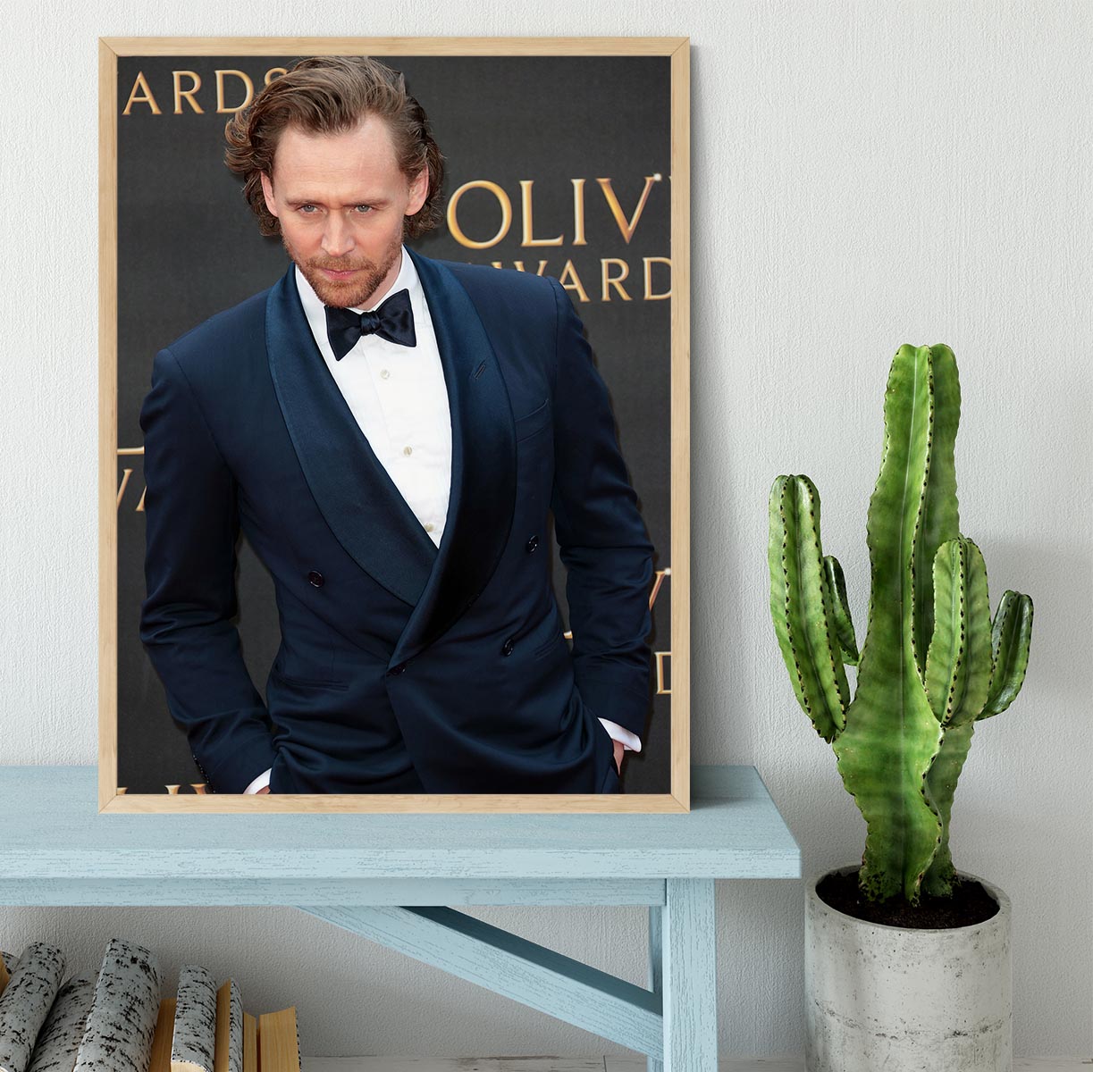 Tom Hiddlestone Framed Print - Canvas Art Rocks - 4