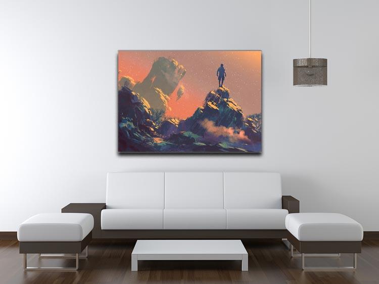 Top of the hill watching the stars Canvas Print or Poster - Canvas Art Rocks - 4
