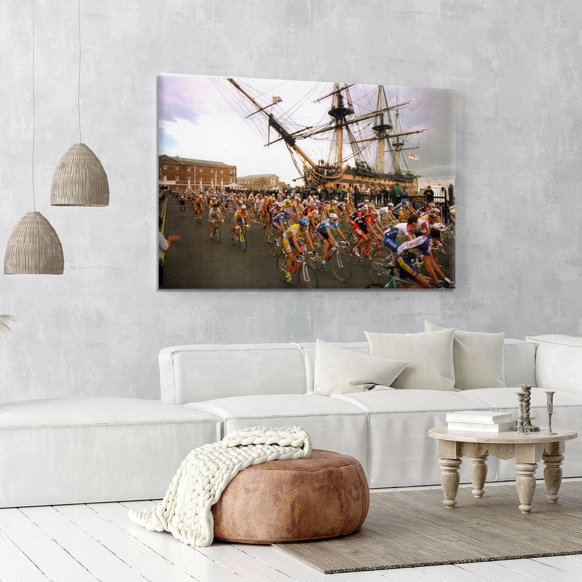 Tour de France in Portsmouth Canvas Print or Poster