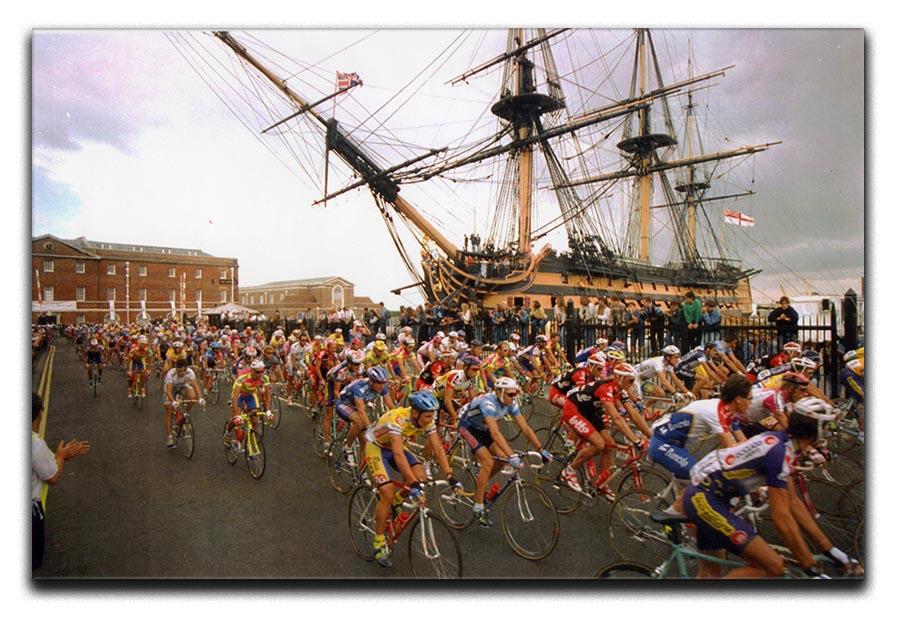 Tour de France in Portsmouth Canvas Print or Poster - Canvas Art Rocks - 1