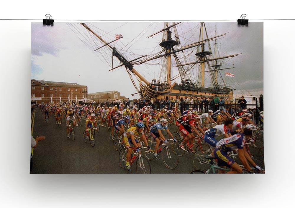Tour de France in Portsmouth Canvas Print or Poster - Canvas Art Rocks - 2