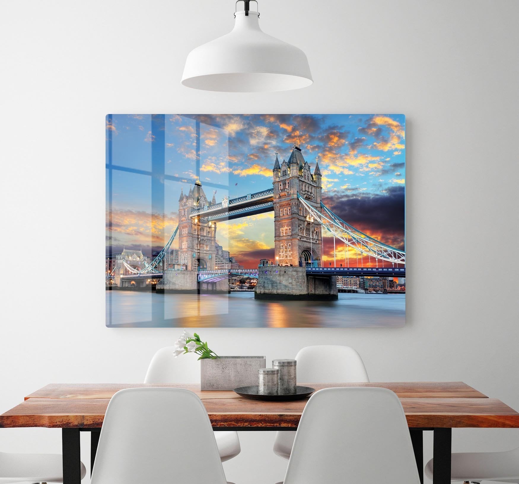Tower Bridge HD Metal Print