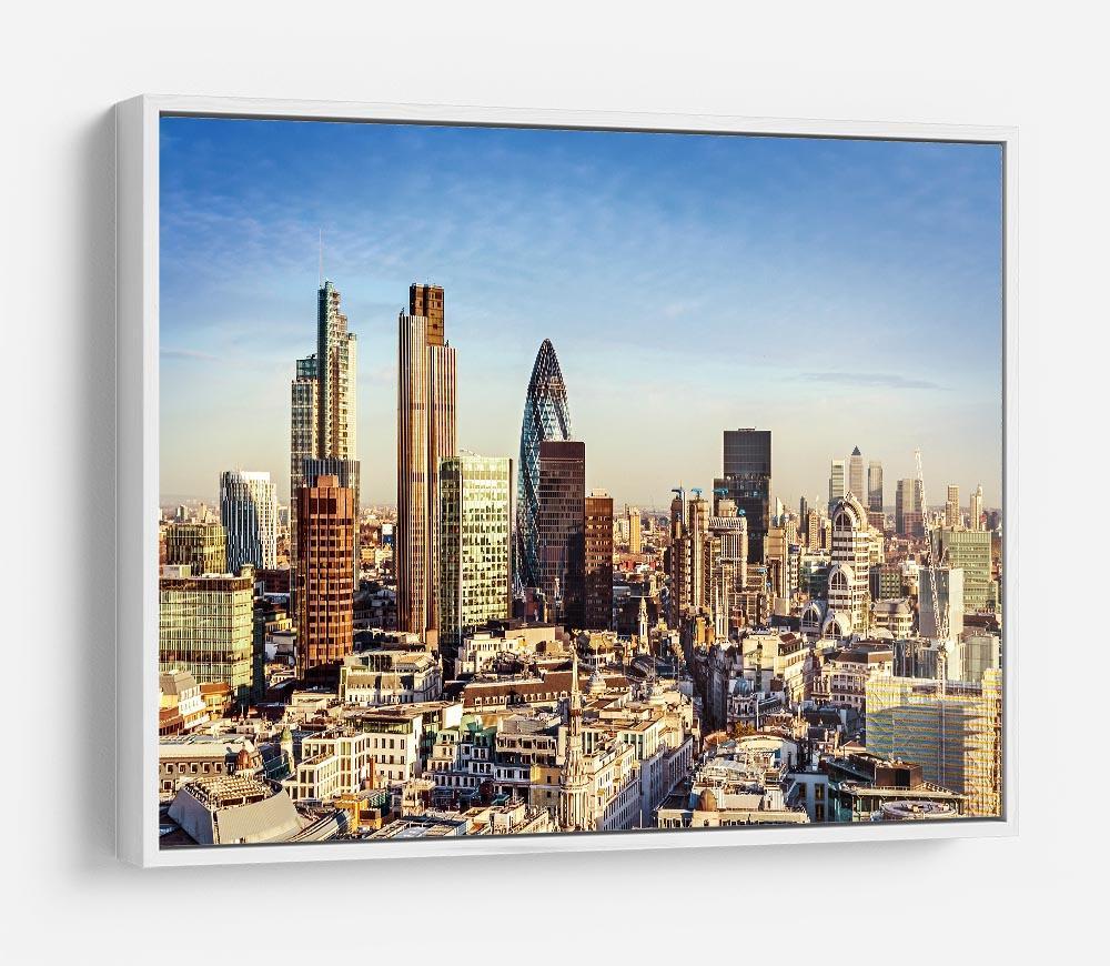 Tower Lloyds of London and Canary Wharf HD Metal Print
