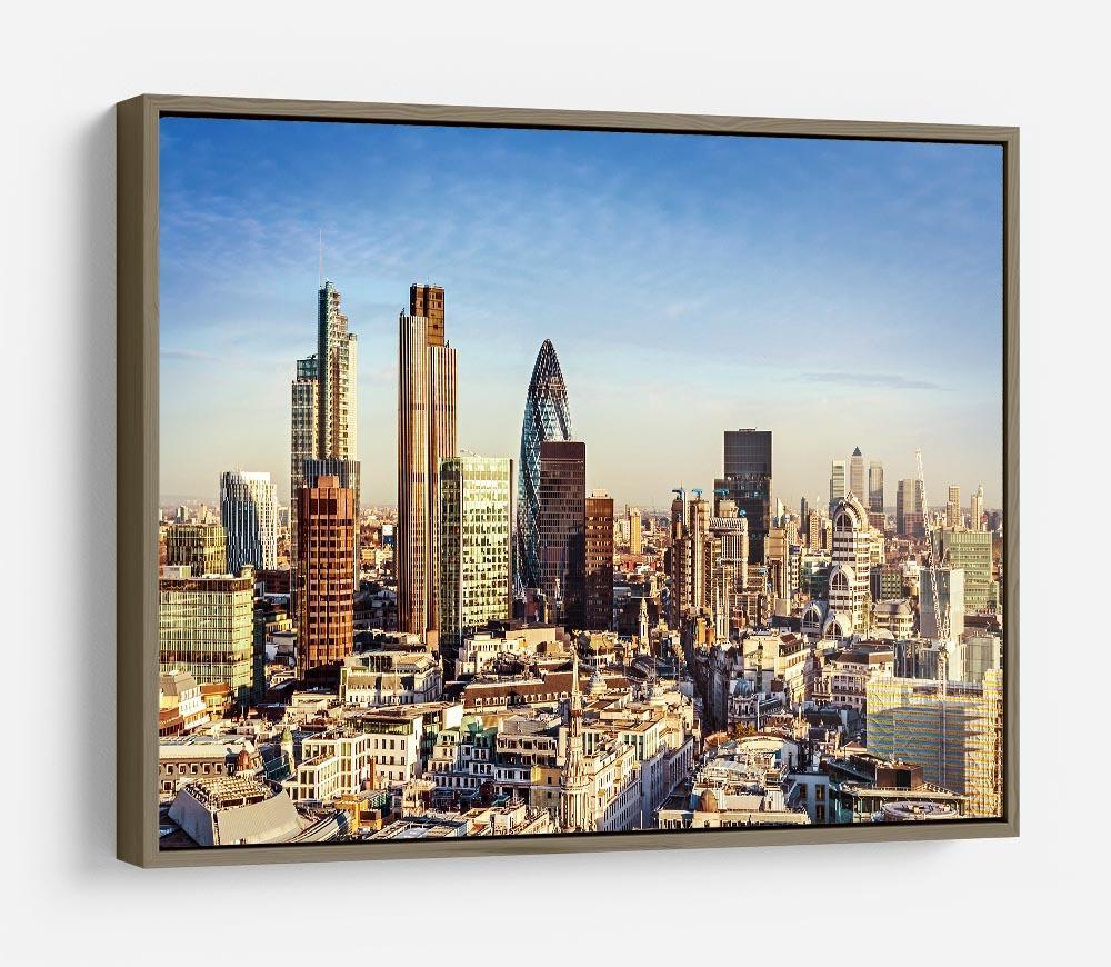 Tower Lloyds of London and Canary Wharf HD Metal Print