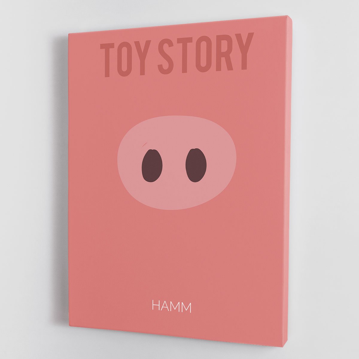 Toy Story Hamm Minimal Movie Canvas Print or Poster